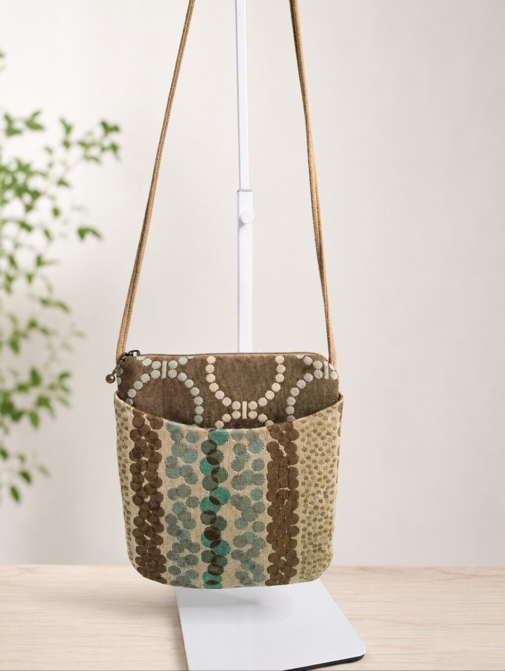 Maruca Cupcake Jacquard Crossbody Bag Handmade Boulder CO USA Like New